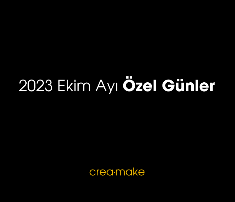 2023 Ekim Ayi Ozel Gunler