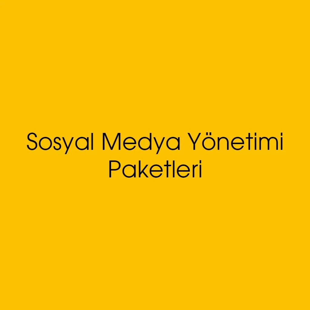 Sosyal Medya Yönetimi Paketleri - Creamake